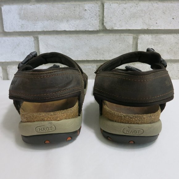 Naot Leather Adjustable Strap Comfort Sandal 43 10 - Picture 6 of 7